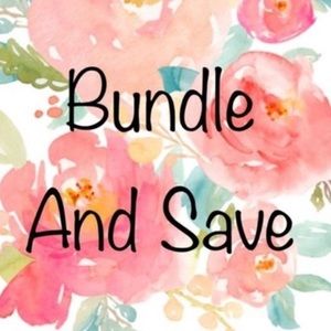 Bundle multiple items save 10%